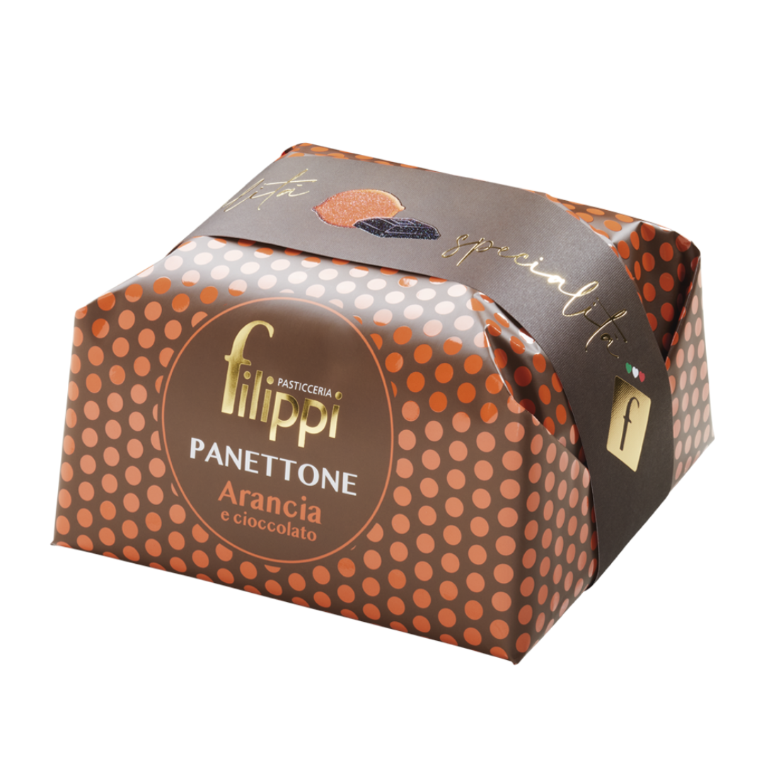 Panettone Filippi Speciale arancia e cioccolato