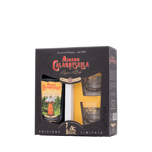 Amaro Calabrisella edizione limitata + 2 bicchieri - Nobili di Calabria