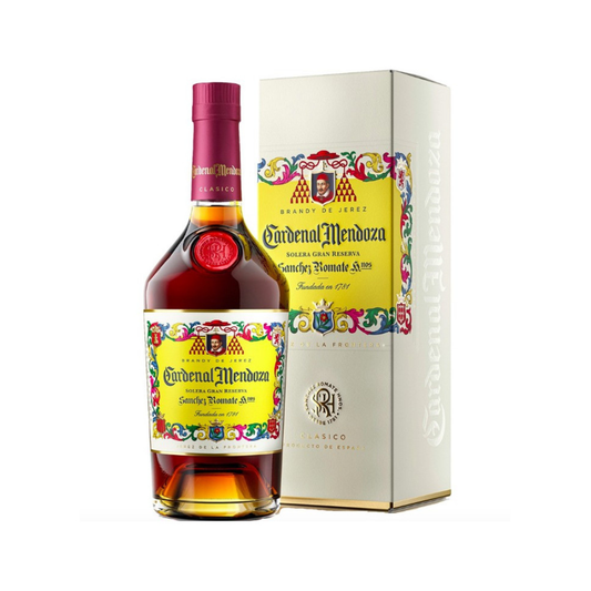 Brandy Cardenal Mendoza Solera Gran Reserva con astuccio