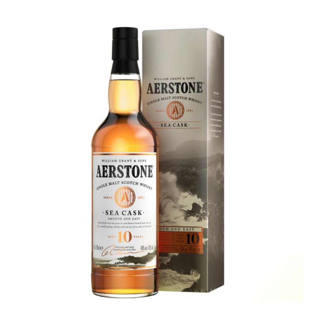 Aerstone 10 anni Sea Cask Single Malt Whisky con astuccio