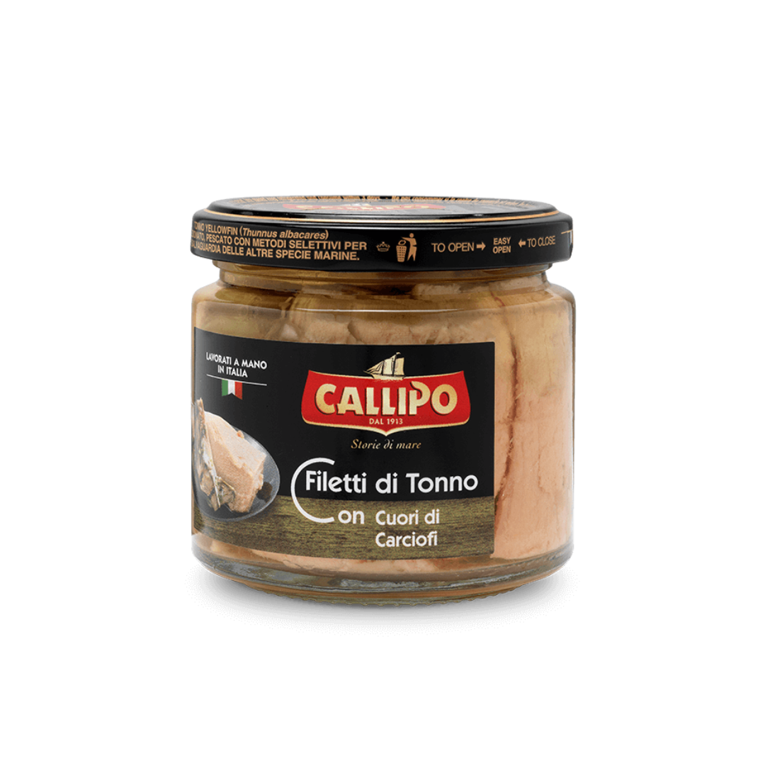 Filetti di tonno con carciofi 200 gr - Callipo