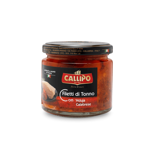 Filetti di tonno con nduja 200 gr - Callipo
