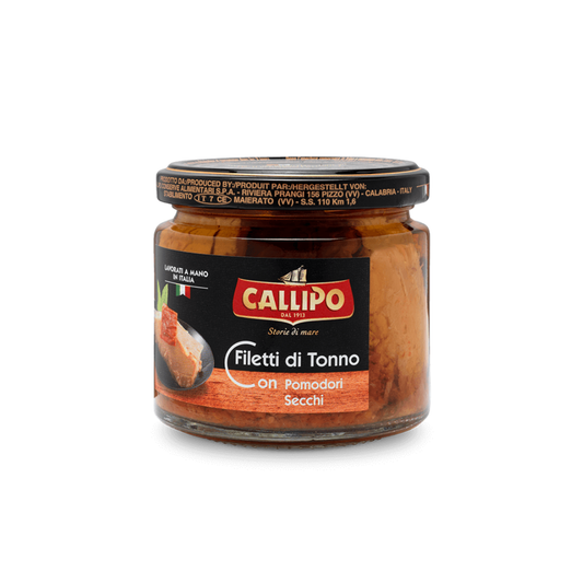 Filetti di tonno con pomodori secchi 200 gr - Callipo
