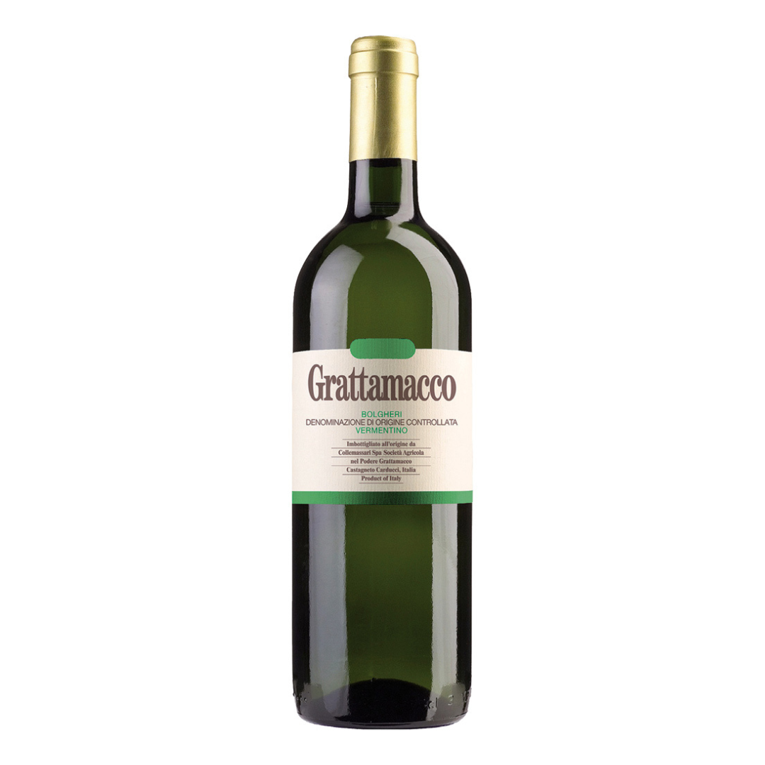 Grattamacco Bolgheri Vermentino bianco DOC Toscana 2023 - Collemassari