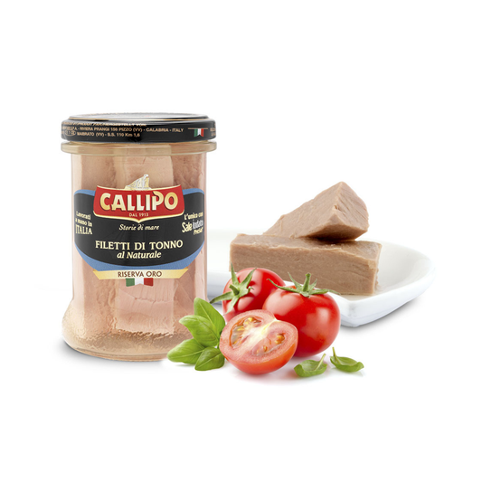 Filetti di tonno al naturale Riserva oro 200 gr - Callipo
