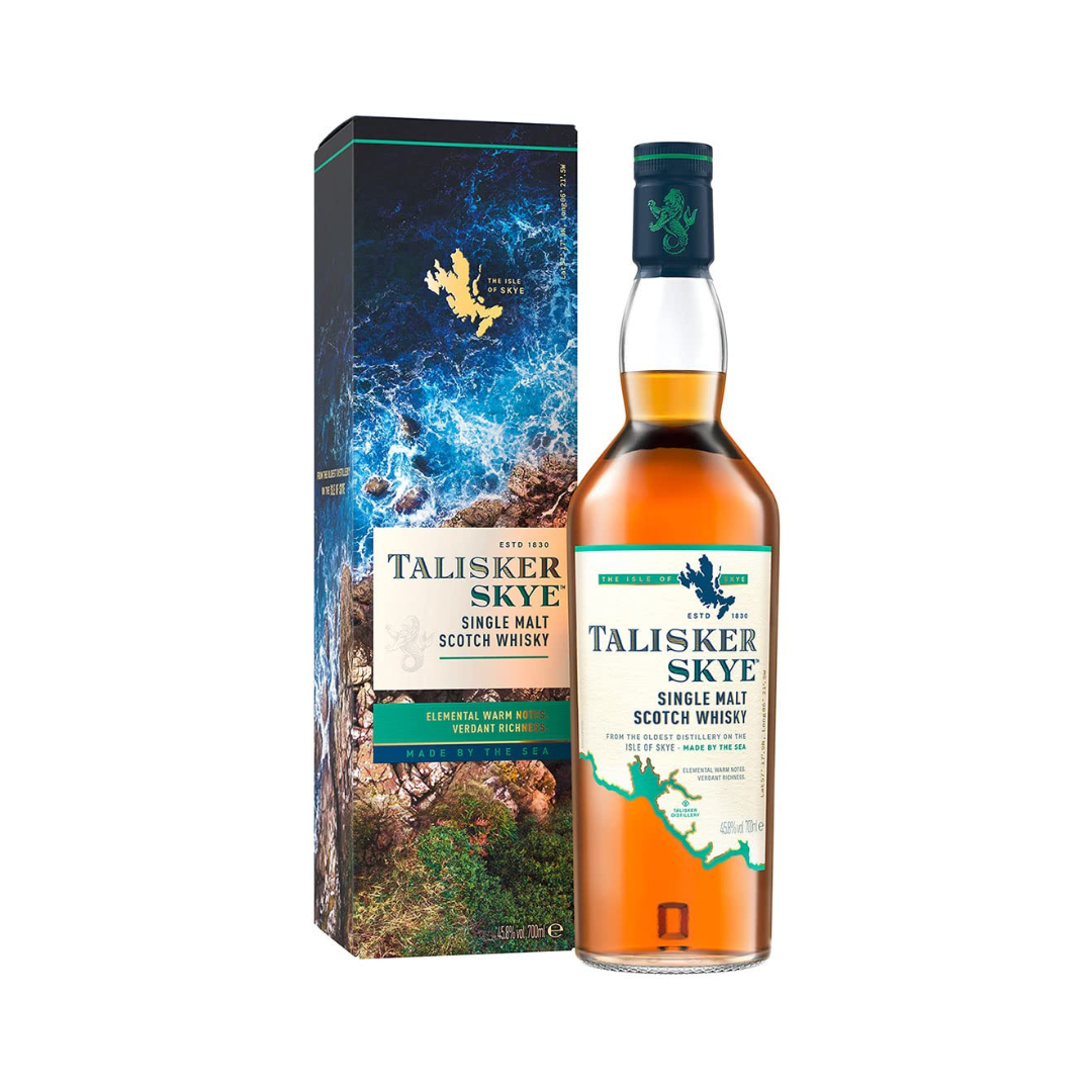 Talisker Skye Single Malt Scotch Whisky 70 cl con astuccio